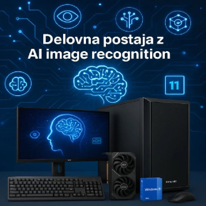 Delovna postaja za AI image recognition 